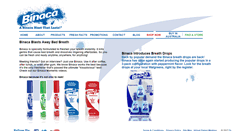 Desktop Screenshot of binaca.com